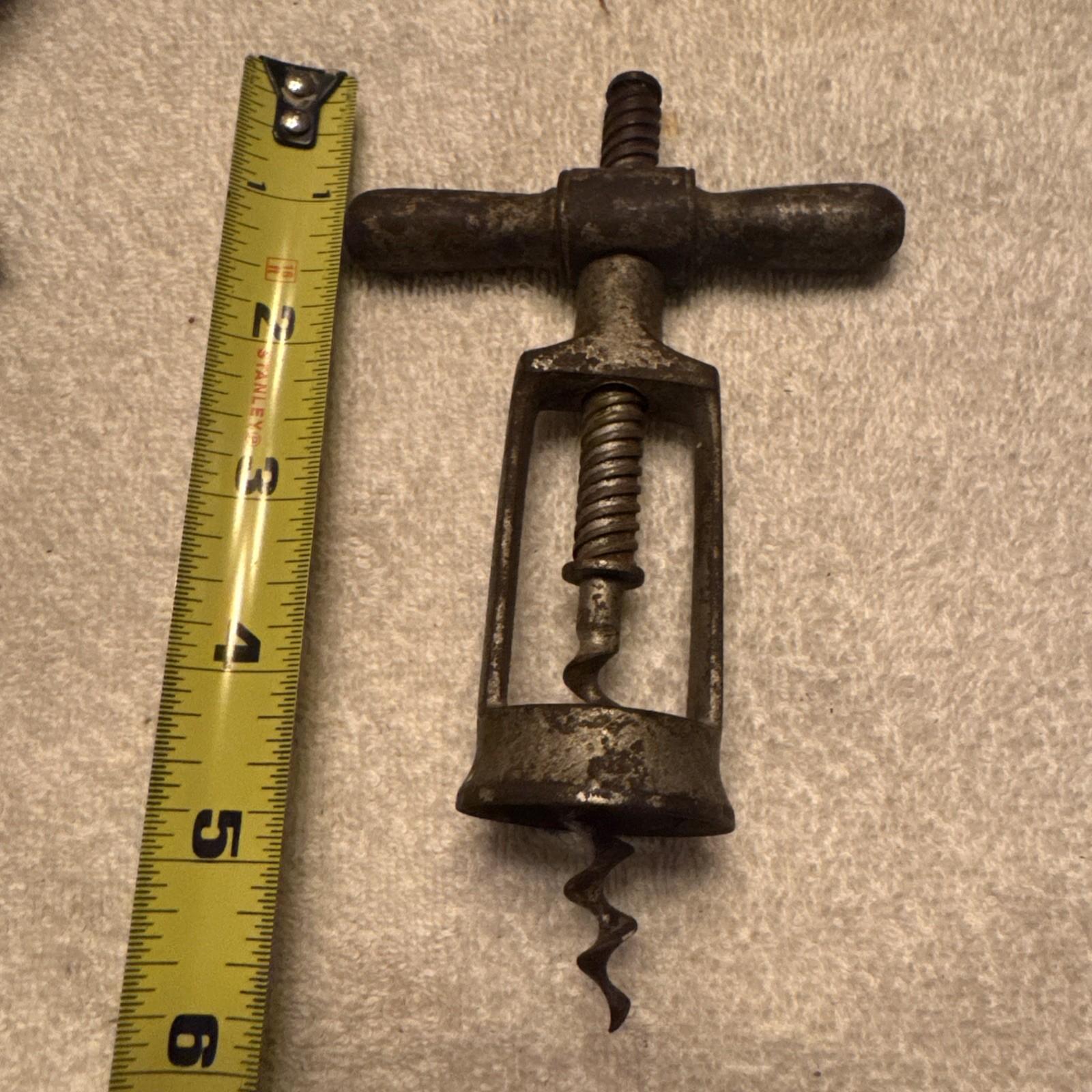 Victorian Antique Wine Bottle Corkscrew Opener