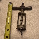 Victorian Antique Wine Bottle Corkscrew Opener