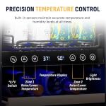 15" Stainless Steel Dual Zone Wine Cooler