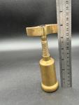 Vintage Italian Brass T-Handle Wine Opener