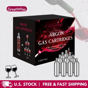 10 Argon Gas Capsules for Coravin Wine Preservation