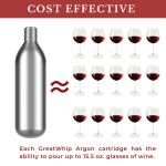 10 Argon Gas Capsules for Coravin Wine Preservation