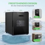 Slim 12-Bottle Wine Cooler - Adjustable Temp & Quiet