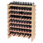 Modular Wine Rack for 72 Bottles - Bamboo