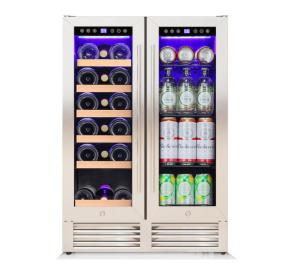 COWSAR 18 Bottle Dual Zone Wine Cooler