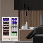 COWSAR 18 Bottle Dual Zone Wine Cooler