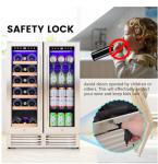 COWSAR 18 Bottle Dual Zone Wine Cooler
