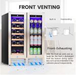 COWSAR 18 Bottle Dual Zone Wine Cooler