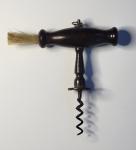 Antique Victorian Henshall Button Corkscrew and Brush