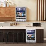 Kalamera 24" Dual Zone 46-Bottle Wine Cooler
