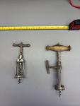 Set of 2 Antique Mechanical Corkscrews