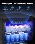 Compact Beverage Refrigerator for Wine and Soda