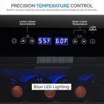 Newair Dual Zone Wine Fridge with Racks