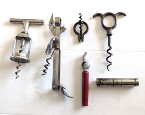 Set of 6 Vintage Corkscrews and Wine Openers