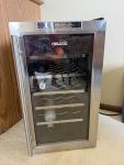 Stainless Steel Wine Fridge with Glass Door