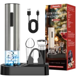 Rechargeable Electric Wine Opener Gift Set