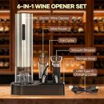 Rechargeable Electric Wine Opener Gift Set