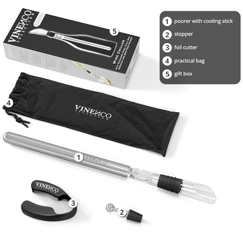 Premium 3-in-1 Wine Cooler & Decanter Set