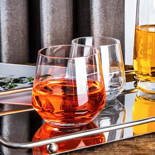 Stemless Wine Glasses Set - 12-Piece Wine Gifts