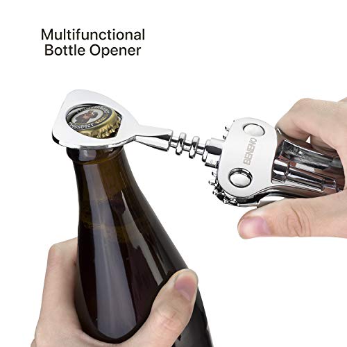 Premium Weinflaschenöffner aus Zinklegierung mit multifunktionalem Flaschenöffner