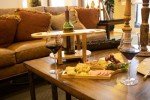 Stylish Bamboo Wine and Cheese Board Set