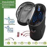 Luxury Wine Tote for 2 Bottles & Glasses