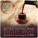 CHEVALIER Collection Wine Aerator Glasses - Set of 2