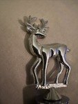 Unique Silver Deer Wine Bottle Cork Gift
