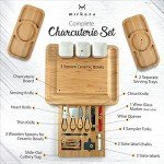 Elegant Charcuterie Board Set with Wine Markers