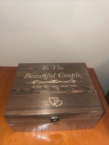 Engagement Wine Glass Gift Set for Couples