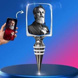 Unique Transparent Wine Stopper Gift for Enthusiasts