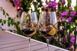 Handmade Blue Wine Glasses - Set of 4