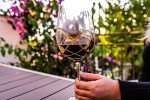 Handmade Blue Wine Glasses - Set of 4