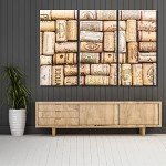 3-Piece Wine-Themed Canvas Wall Art Set