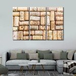 3-Piece Wine-Themed Canvas Wall Art Set