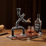 Steampunk Whiskey Dispenser & Unique Wine Gift