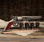Stylish 600ml Decanter Set with Bullet Shot Glasses