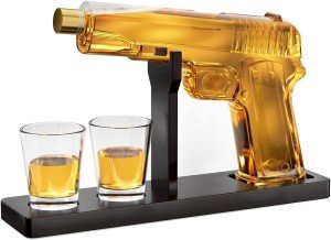 Unique Whiskey Decanter Set for Dads and Men