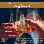 Stemless Wine Glasses for Dog Lovers - Set of 2