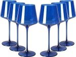 Colorful European Square Wine Glass Set