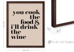 Fun Wine Quote Wall Art for Kitchen Decor