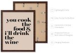 Fun Wine Quote Wall Art for Kitchen Decor