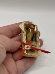 Miniature Vintage Dollhouse Wine and Flower Gift