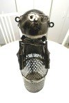 Tall Tin Man Wine Cork Holder Decor Gift