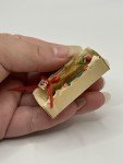 Miniature Vintage Dollhouse Wine and Flower Gift