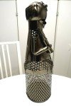 Tall Tin Man Wine Cork Holder Decor Gift