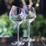 Iridescent Wine Glass Set for Wine Lovers