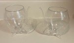 Set of 2 Vintage "WINO" Wine Glasses