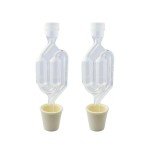Universal Twin Bubble Airlock for Home Winemaking