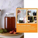 Universal Twin Bubble Airlock for Home Winemaking